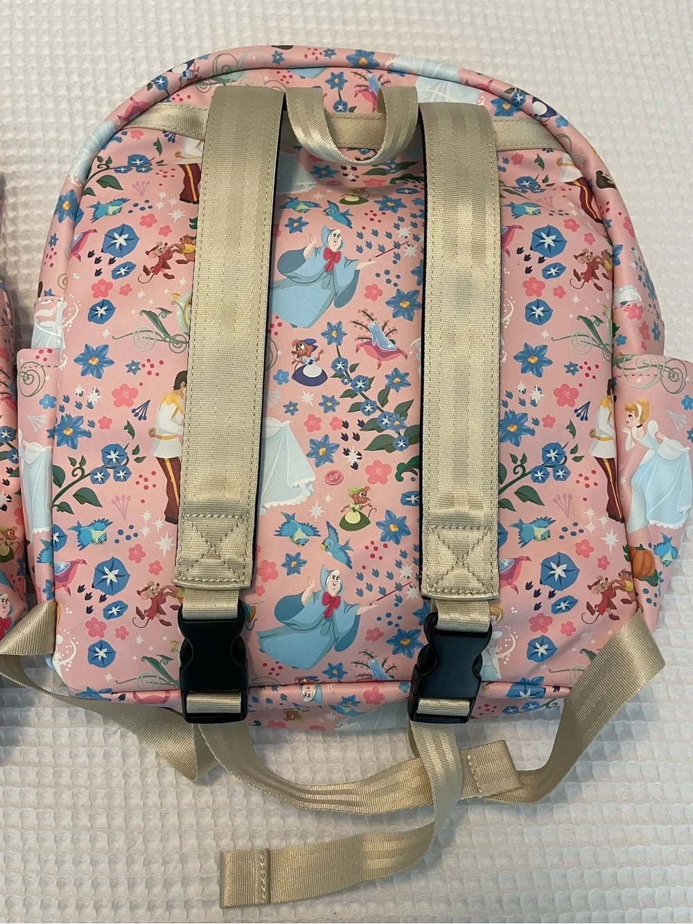 Petunia Pickle Bottom Pink Cinderella Pattern Kids Backpack
